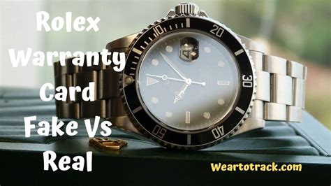 rolex warranty card fake vs real|replacement paper for rolex watch.